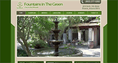 Desktop Screenshot of fountainsinthegreen.com